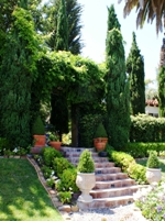 Garden steps in San Clemente